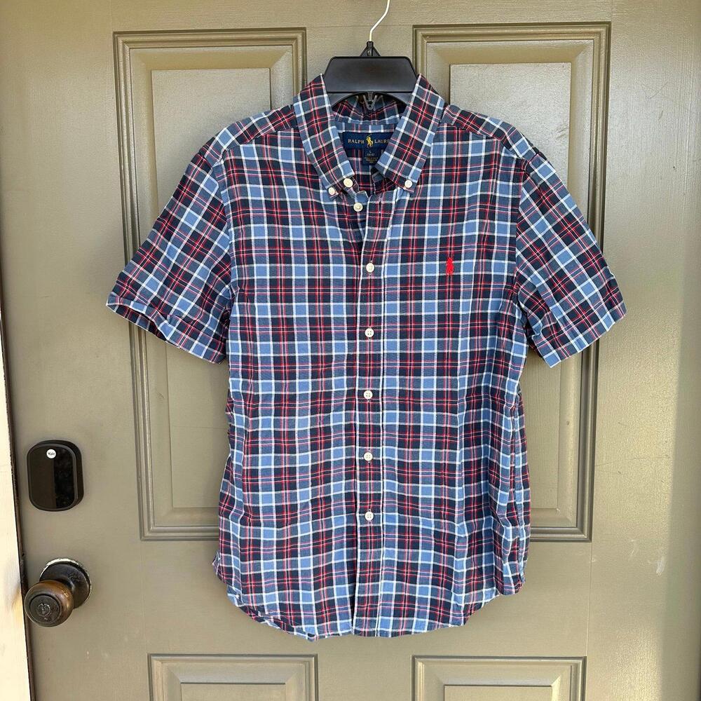 Ralph Lauren Short Sleeve Polo Shirt Large 14-16